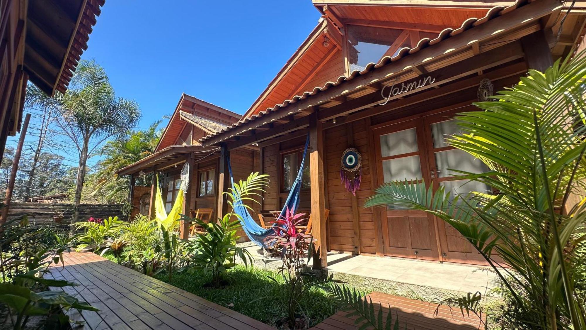 普腊亚罗萨Casa Flor Hospedagens别墅 外观 照片